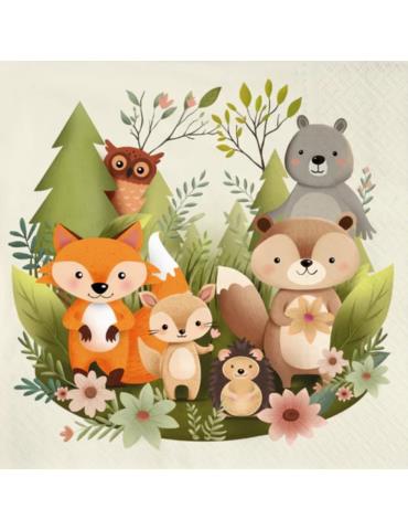 1 Serwetki Leśni przyjaciele 149713 10szt