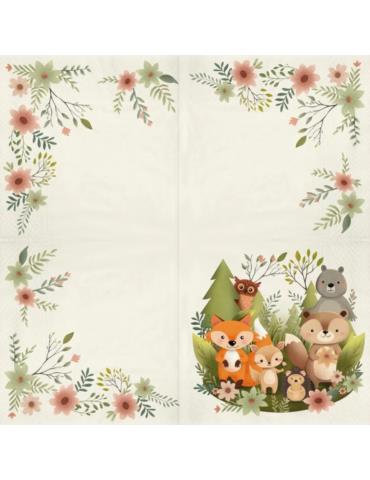 1 Serwetki Leśni przyjaciele 149713 10szt