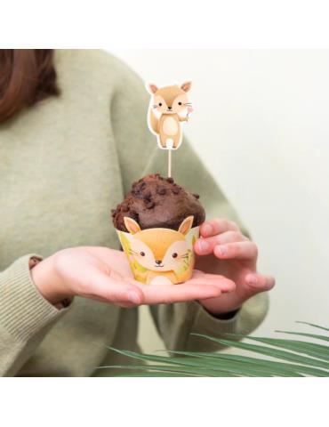 1 Toppery Leśni przyjaciele 9szt 149836