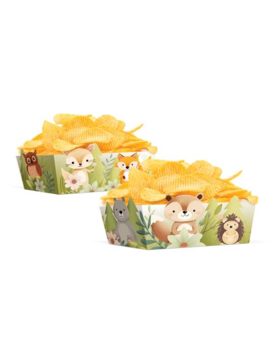 1 Pudełko na chipsy Leśni 149782 przyjaciele 3szt