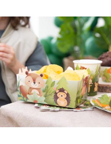 1 Pudełko na chipsy Leśni 149782 przyjaciele 3szt