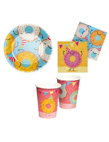 1 Zestaw urodzinowy Donut Pączek DON36 36el.