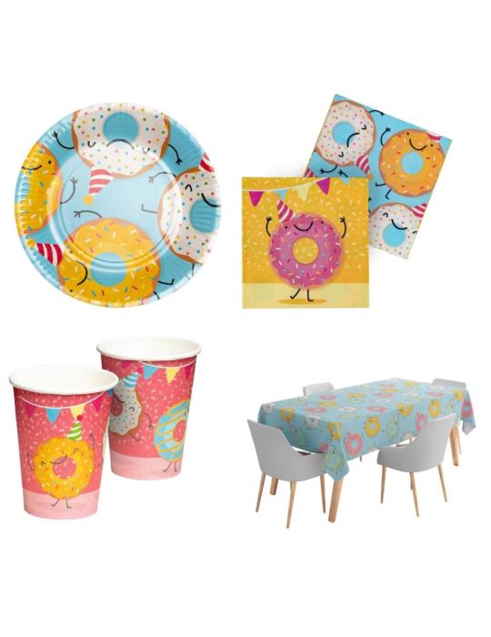 1 Zestaw urodzinowy Donut Pączek DON37 37el.