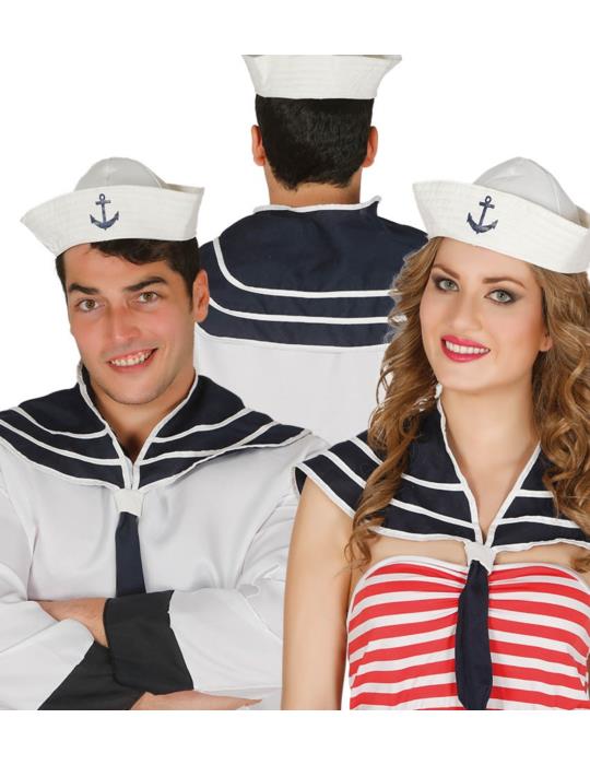 Czapka Majtek Super z Kotwicą 18584BZ Zestaw marynarza czapka + kołnierz