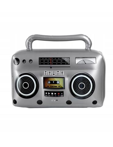 1 Radiomagnetofon dmuchany 50cm 04818 lata 80-te Disco PRL