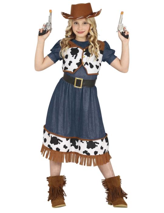1 Strój Kowbojki sukienka 134/140 77794 BZ Dziki Zachód Teksas