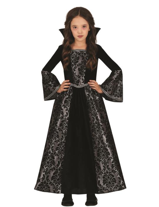 1 Strój Wampirzyca Srebrna 134/140 78079 BZ Halloween Andrzejki