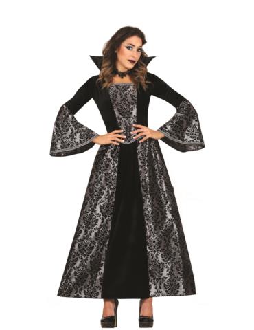 1 Ad Strój Wampirzyca Srebrna 79829BZ M Halloween Andzrejki