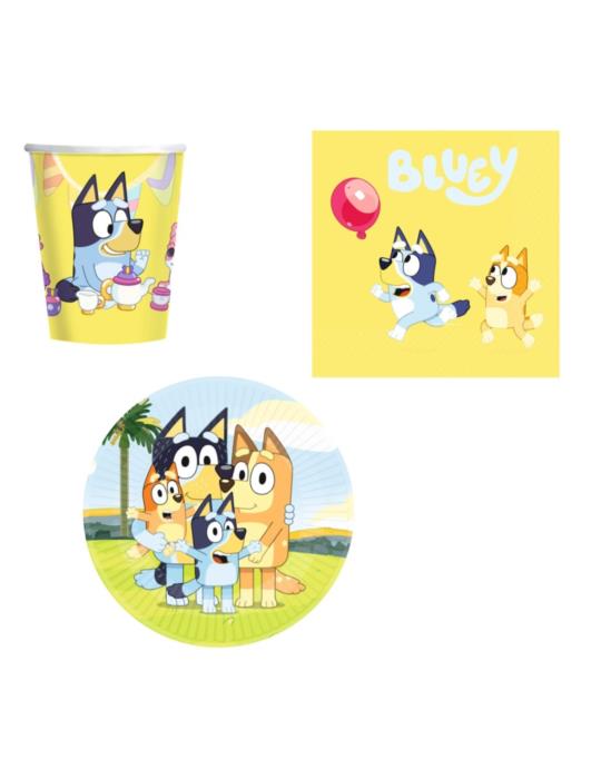 1 Zestaw urodzinowy Bluey BLU32 32el.
