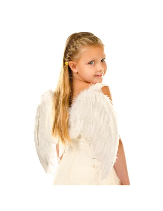 1 Skrzydła Anioła Małe Białe TC52545 z piór 43x34cm