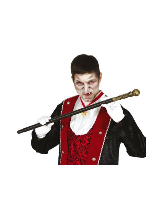 1 Laska Wampira Hrabiego składana18700BZ 80cm Czarodziej Lord Drakula Dżentelmen