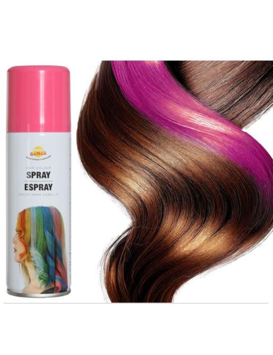 Spray Farba do Włosów Różowy 17012BZ 125ml lakier koloryzujący zmywalny