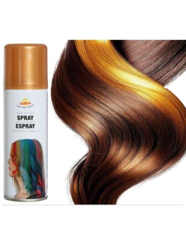 Spray Farba do Włosów Złoty 17019G 125ml lakier koloryzujący zmywalny