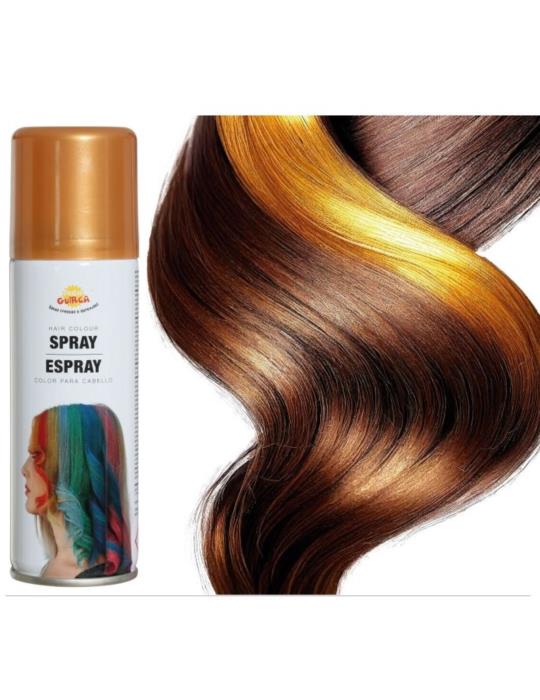 Spray Farba do Włosów Złoty 17019G 125ml lakier koloryzujący zmywalny