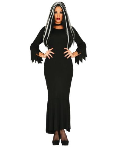 Ad Strój Rodzina Adamsów 80202BZ L Morticia Addams czarna sukienka