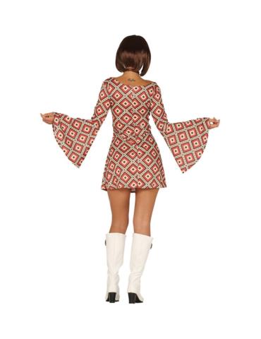 Ad Strój Sukienka Lata 70te 88618BZ M Disco Fever Mini