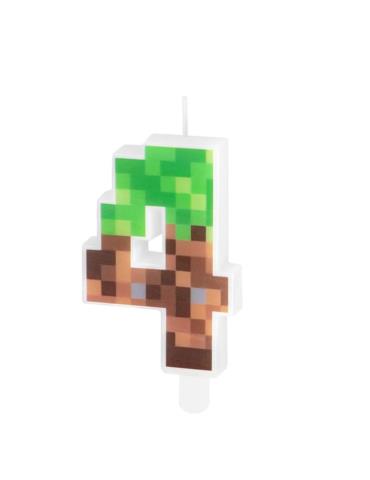 1 Świeczka Cyfra 4 Piksele 150955