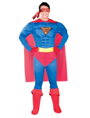 Ad Strój Super Człowiek 88125BZ XL Superbohater Man z peleryną