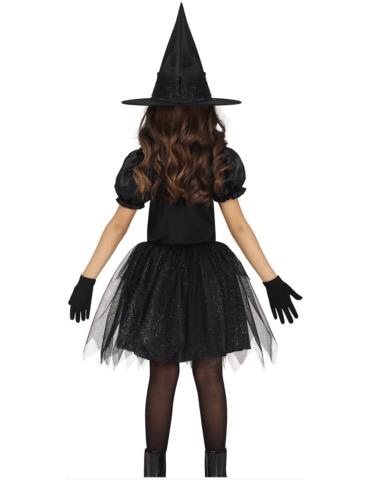 1 Strój Czarownica z Pajęczyną 78108BZ 134/140 kapelusz halloween