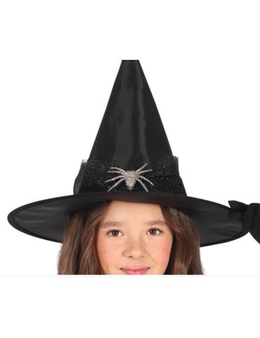 1 Strój Czarownica z Pajęczyną 78107BZ 122/128 kapelusz halloween