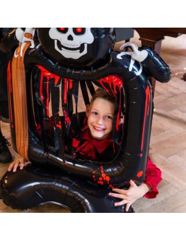 1 Balon Foliowy Śmierć z Kosą 151631 stojący Halloween 160cm