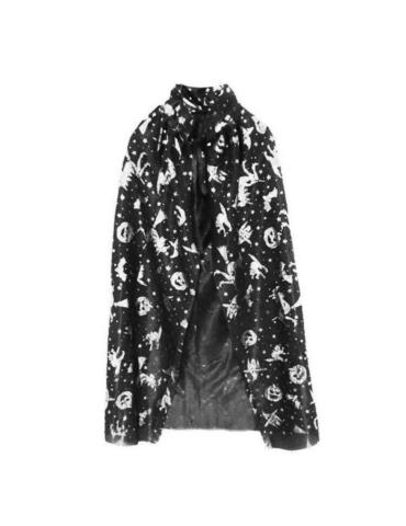 Strój Peleryna Halloween Srebrna ST805