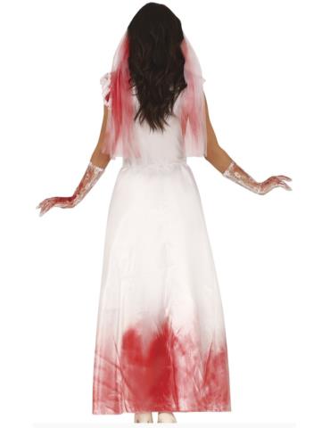 1 Ad Strój Krwawa Panna Młoda 88931BZ M halloween zakrwawiona