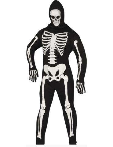 1 Ad Strój Szkielet Kościotrup 88862BZ L z maską halloween kombinezon
