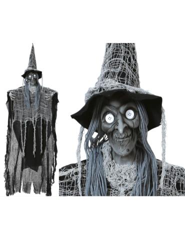 1 Dekoracja Baba Jaga 130cm 24872BZ wisząca czarownica wiedźma halloween