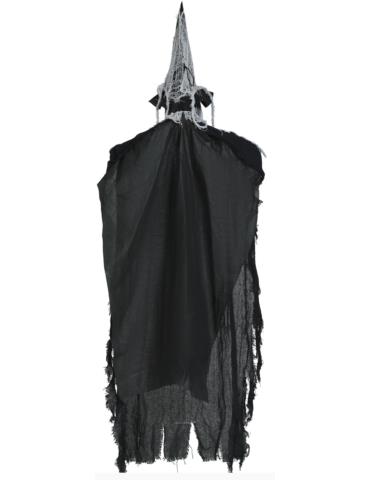 1 Dekoracja Baba Jaga 130cm 24872BZ wisząca czarownica wiedźma halloween
