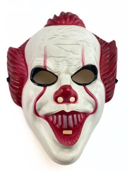 1 Maska Klaun Pennywise plastikowa A2284 To horror halloween