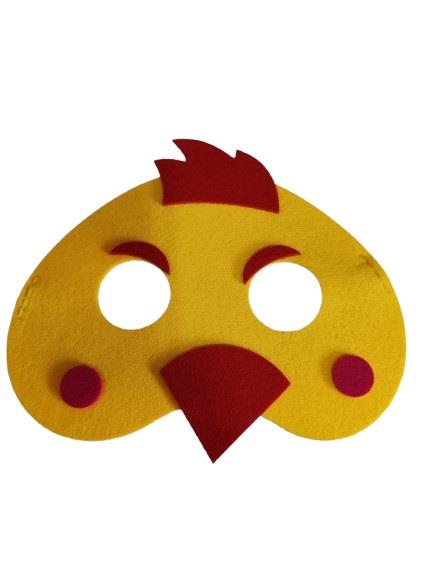 1 Maska Kurczaczek Filcowa DZD24073 Kurczaka