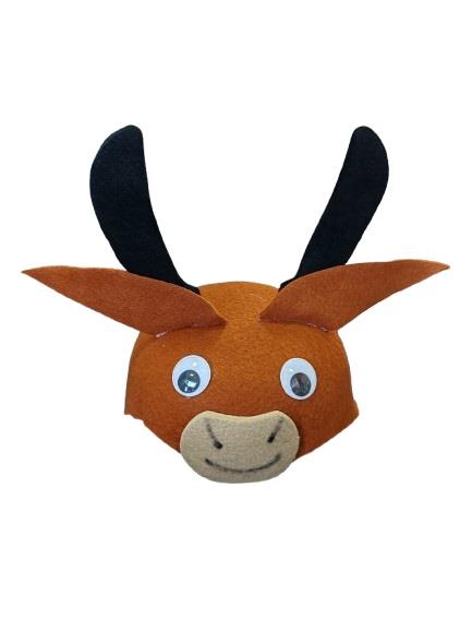 1 Czapka Byk Byka DZD24020 krowa filcowa