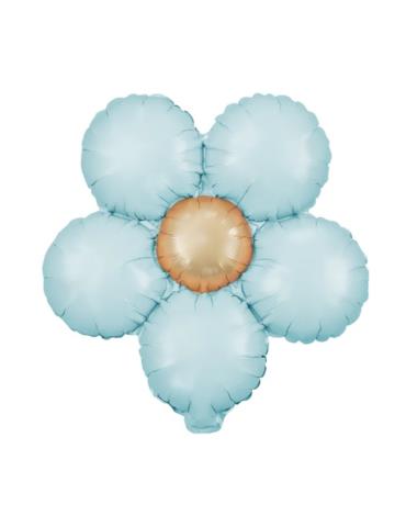 1 Zestaw Balonów Kwiat Niebieski 156568 foliowy 45cm 3szt. matowy