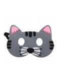 1 Maska Kot Kotek Szary Filcowa DZD24089