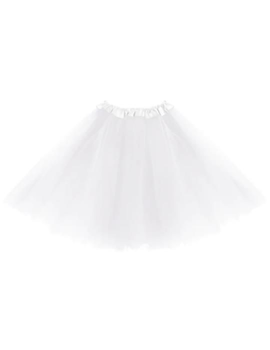 1 Strój Spódniczka TuTu Biała 30cm134733 tiulowa śnieżynka aniołek króliczek