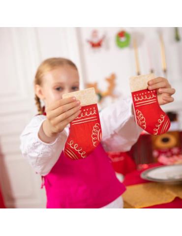 1 Serwetki Świąteczne Skarpeta 153123 10 szt papierowe boże narodzenie