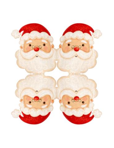 1 Serwetki Świąteczne Mikołaj 153130 10szt boże narodzenie Śwęty Mikołaj