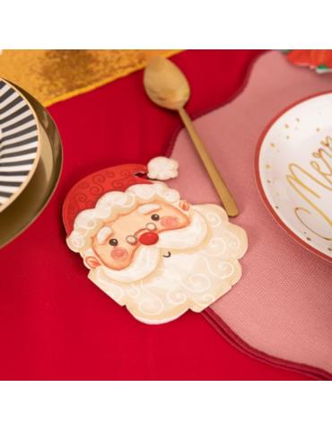 1 Serwetki Świąteczne Mikołaj 153130 10szt boże narodzenie Śwęty Mikołaj
