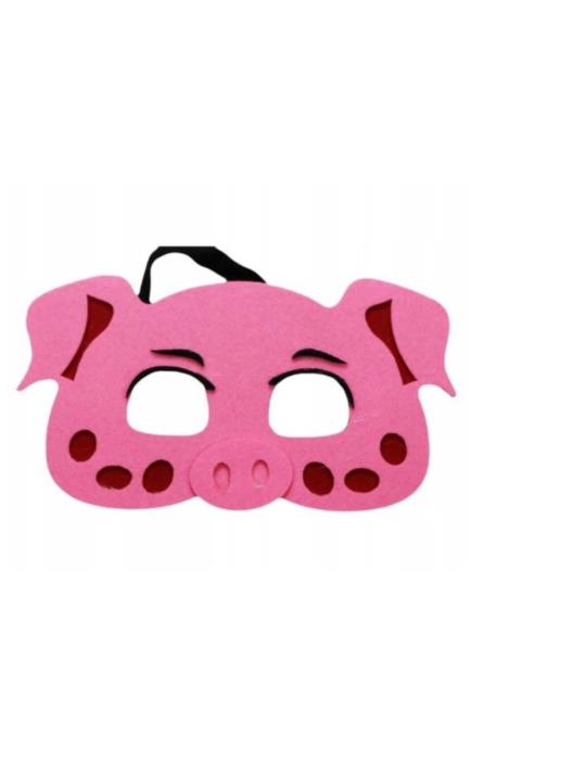 1 Maska Świnki Świnka Filcowa DZD24080 Peppa Wieprz Prosiak Świnia