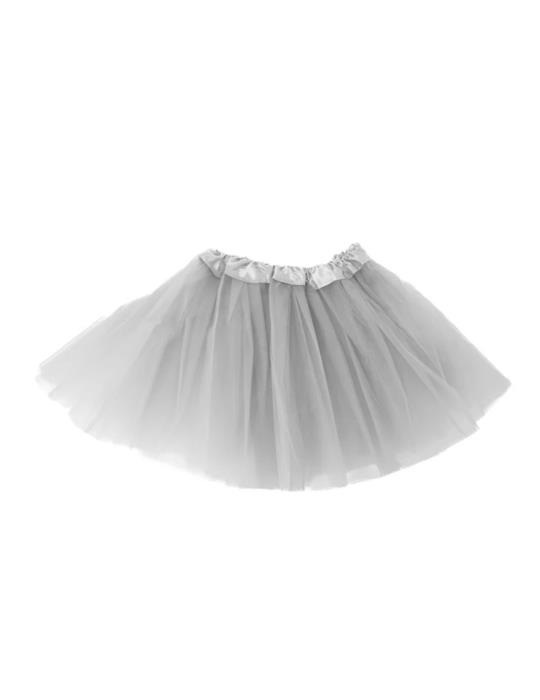 1 Strój Spódniczka TuTu Szara 40cm135082 tiulowa myszka słonik