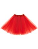 1 Strój Spódniczka TuTu Czerwona 134801 40cm tiulowa diabełek renifer mikołajka