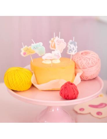 1 Świeczki Urodzinowe Kotki 6szt 151341 Zestaw