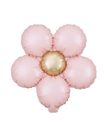 1 Zestaw Balonów Kwiat Różowy 156575 foliowy matowy 45cm 3szt.