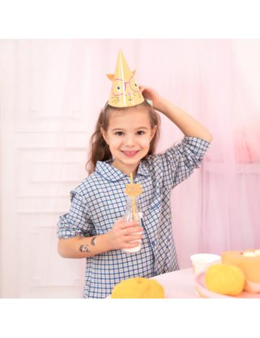 1 Czapeczki Kotki Koty Urodzinowe 151273 6szt papierowe Kicia kocia