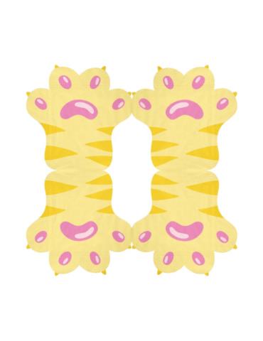 1 Serwetki Kotki Koty Łapki 12szt 151174 32x32cm papierowe urodzinowe