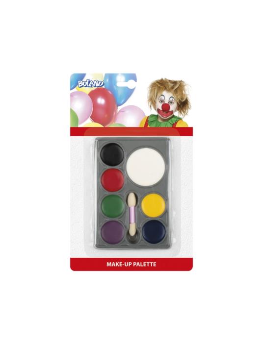 Zestaw do malowania farbki 45062 do twarzy 7 kolorów + aplikator