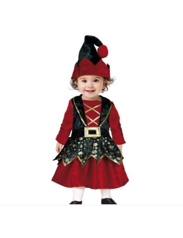 1 Strój Sukienka Elfa 86/92 44171BZ elf elfika świąteczna