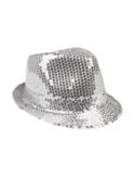 Kapelusz Cekinowy Srebrny CC163