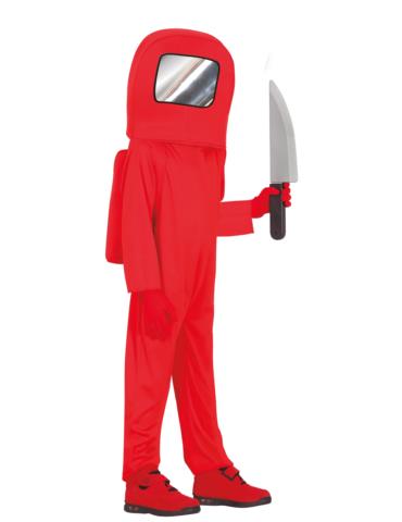 Strój Kosmonauta Among Us 77482BZ 158-164 kosmonauta czerwony